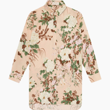 Olivia Von Halle Celeste Cream Floral Nightshirt - Tirtoff