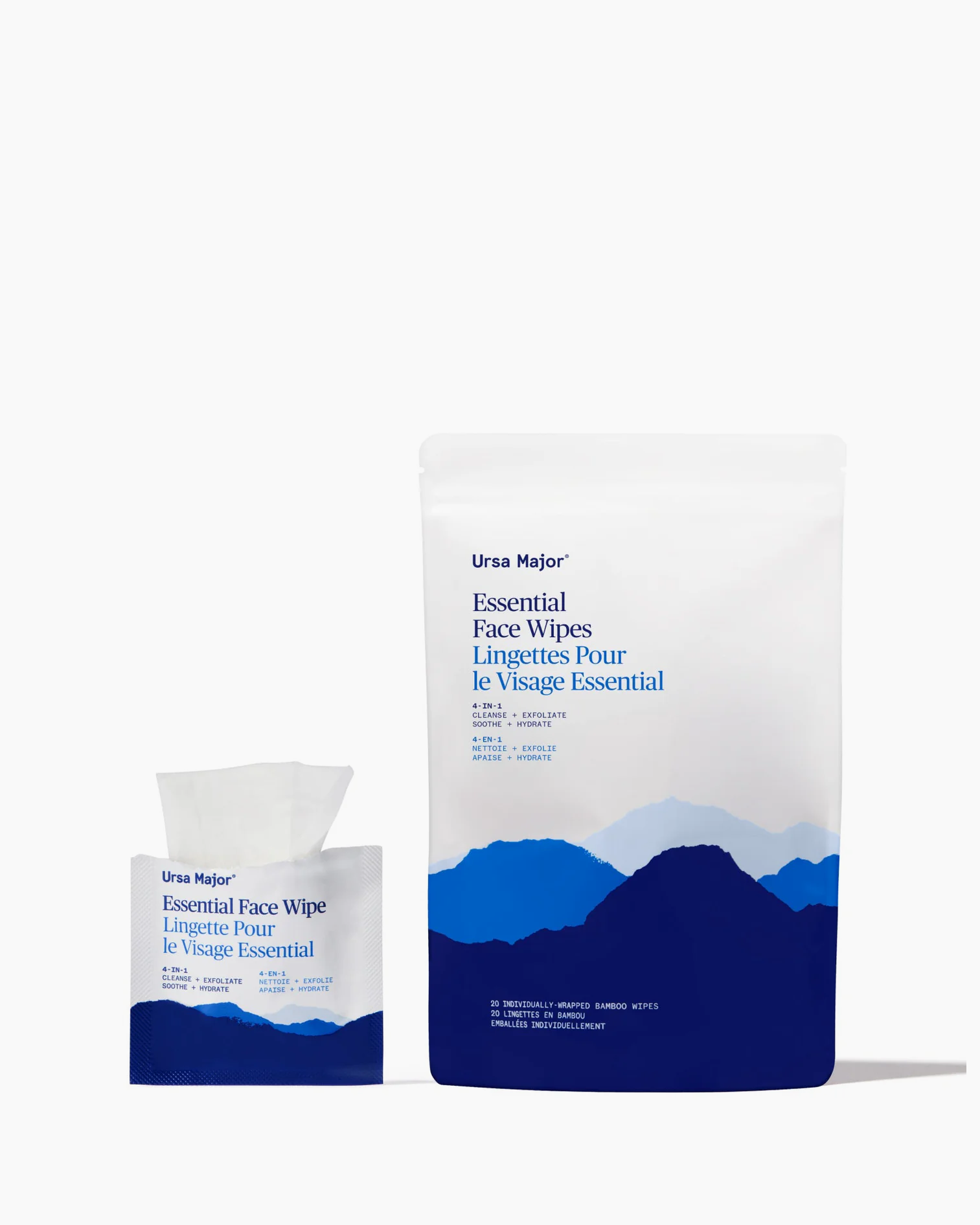 Ursa Major Essential Face Wipes - 20 pack