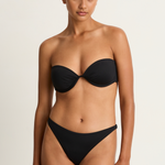 Vitamin A Mabel Underwire Bandeau Top -  Samba Bottom - Black