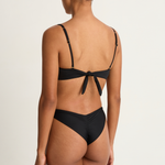 Vitamin A Mabel Underwire Bandeau Top -  Samba Bottom - Black