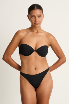 Vitamin A Mabel Underwire Bandeau Top -  Samba Bottom - Black