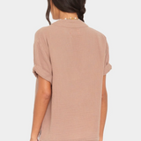 Xirena Avery Top - Ash Brown
