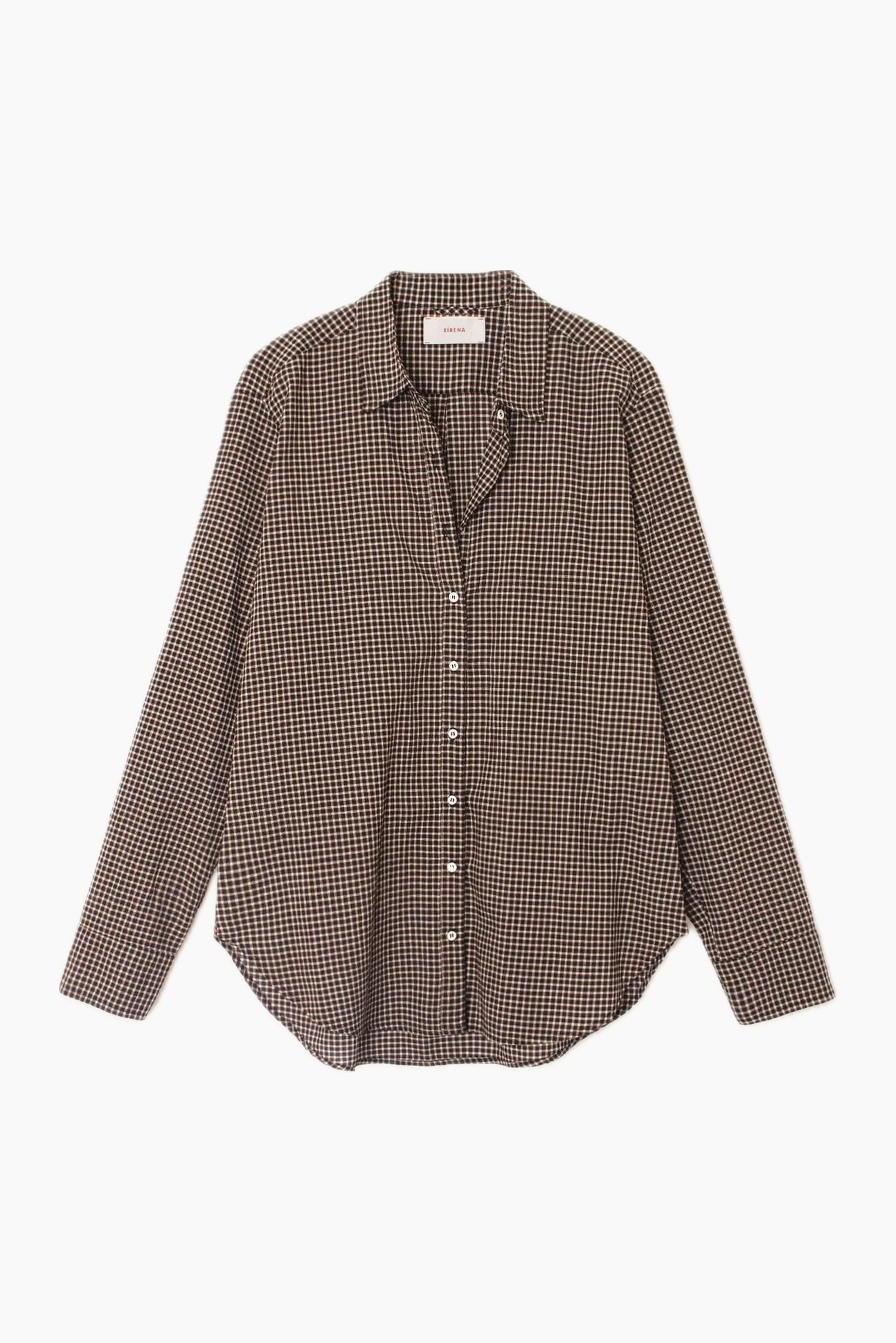 checkered shirt on a white background