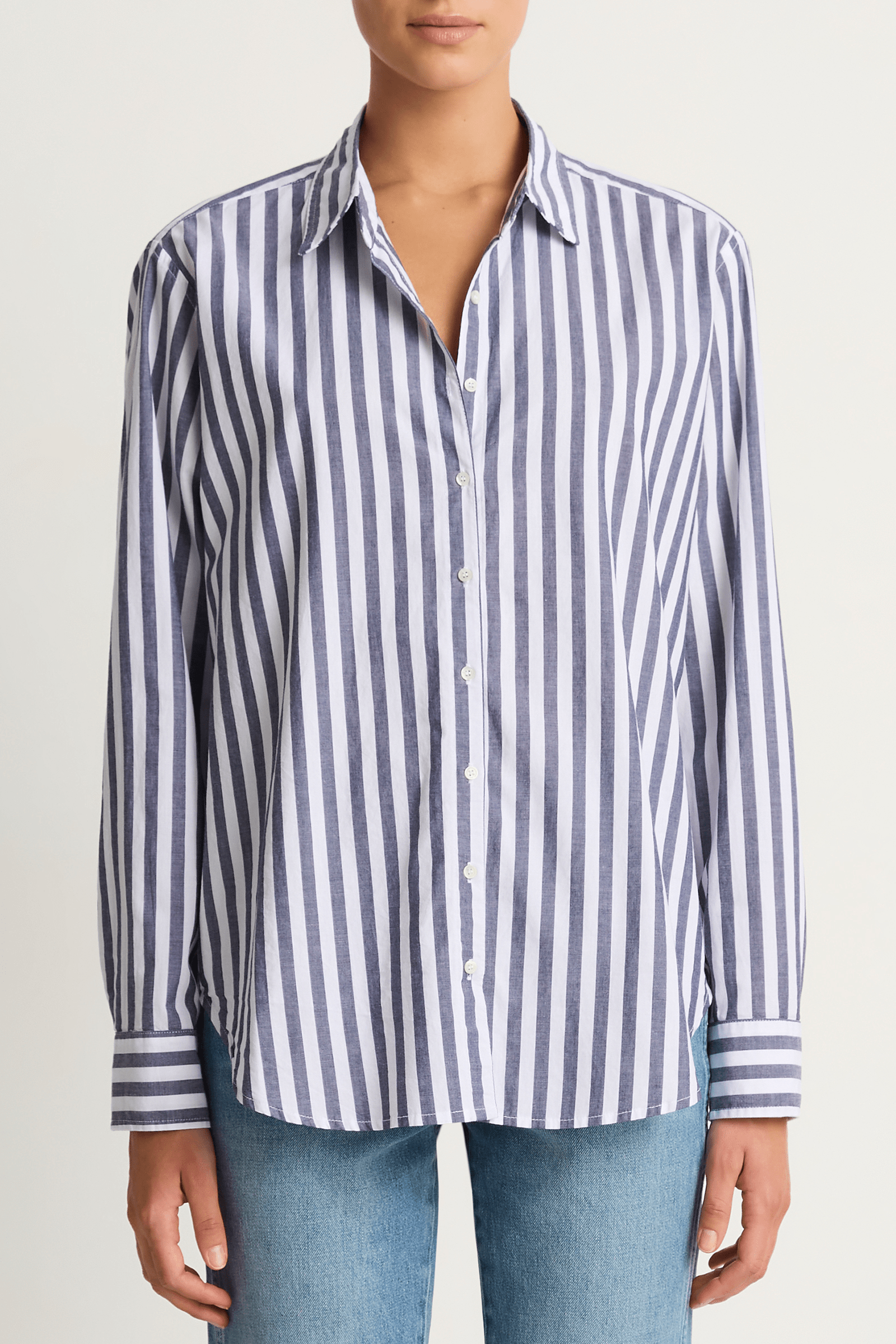 Xirena Beau Shirt - Twilight Stripe