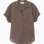 Checkered shirt on a white background