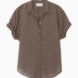 Checkered shirt on a white background