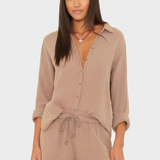 Xirena Scout Shirt - Ash Brown