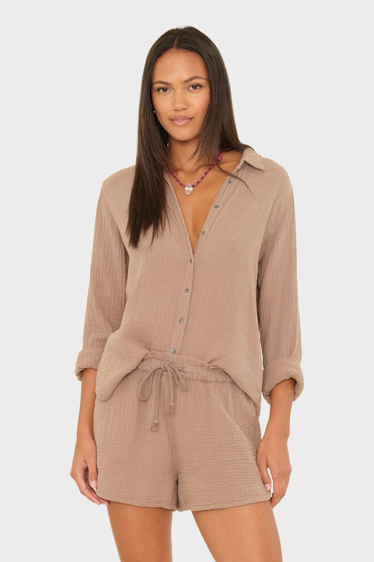 Xirena Scout Shirt - Ash Brown